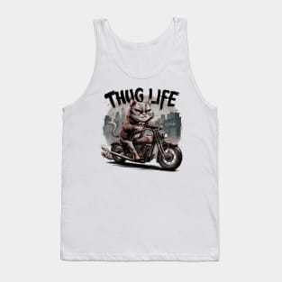 Thug Life Chopper Cat Fan Art Tank Top